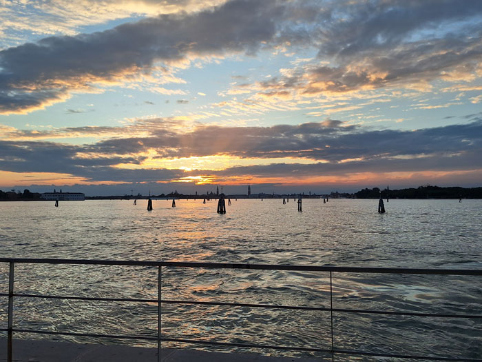 Sonnenuntergang in Venedig